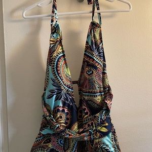 One Piece Halter Bathing Suit